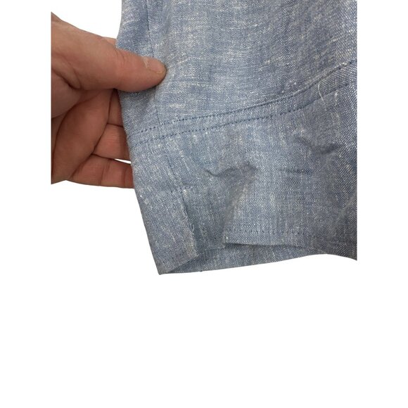 Lane Bryant Womens Open Front Light Blue Blazer Size 18 - Picture 4 of 10